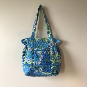 Vera Bradley Large Blue and Green Handbag